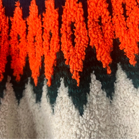 Sz S Anthropologie Pilcro Preloved $189 MSRP Selene Fleece Sweater - Picture 9 of 14